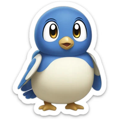 Piplup pokemon sticker