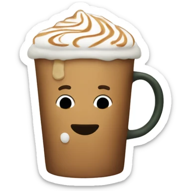 Starbucks gingerbread latte sticker