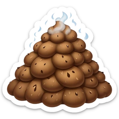 Caca qui fume  sticker