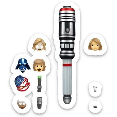 star-wars-light-saber-with-colors-of-usa sticker