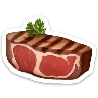Steak sticker
