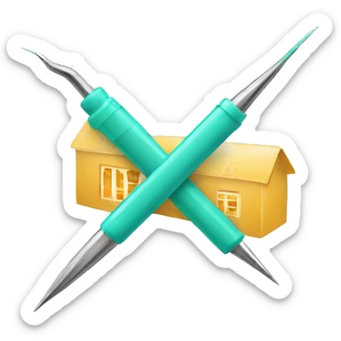 needle that says profitable property sticker