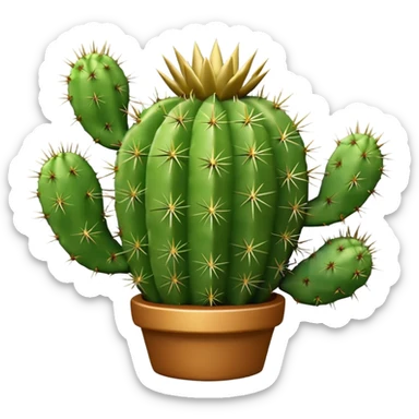 cactus trophy sticker