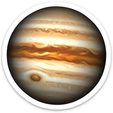 Jupiter planet sticker