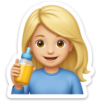 puedes crear unemojis de una niñera sticker