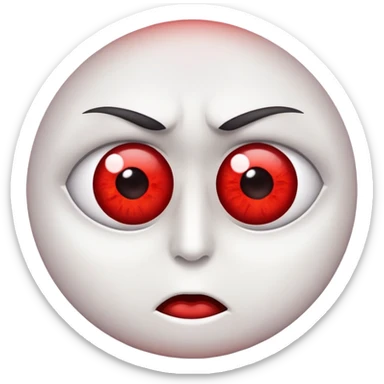 Bloodshot eyes sticker