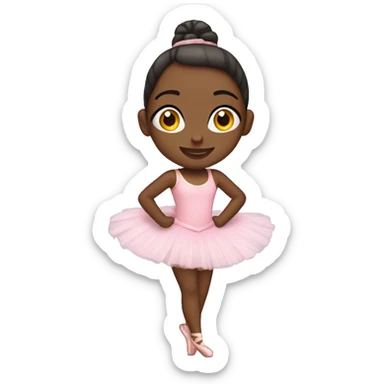 girl ballerina sticker