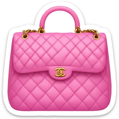 Pink Chanel bag sticker