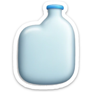 Hot water bottle sticker
