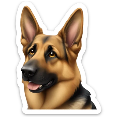 German shepherd  sticker