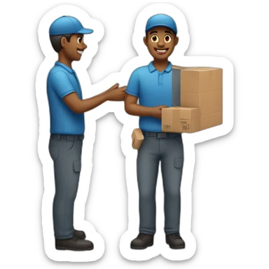 deliveryman sticker