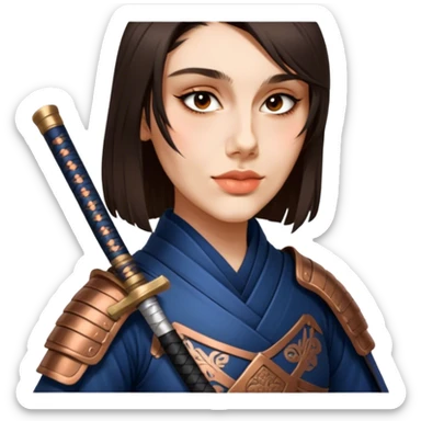 Vigilant Samurai sticker