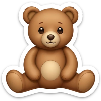 Tedy bear sticker