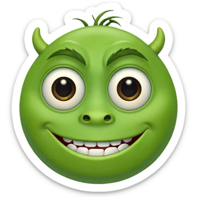 monsters inc mike sticker