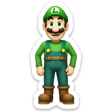 Luigi sticker