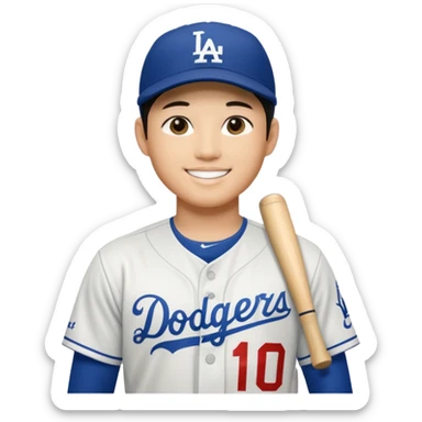 Shohei Ohtani (Đogers) baseball player  sticker