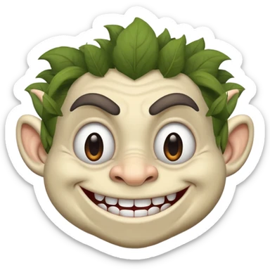 Troll face sticker