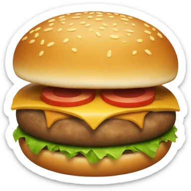 Burger  sticker