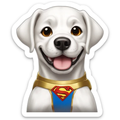 Krypto Superman's dog sticker