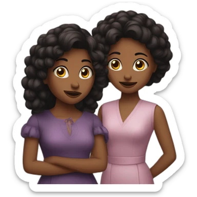 Eliza and lilian sticker