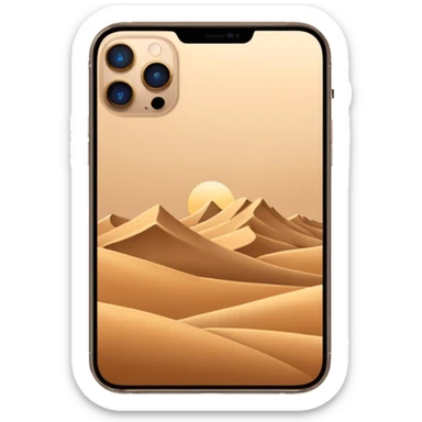 iPhone 16 Pro Max desert titanium  sticker