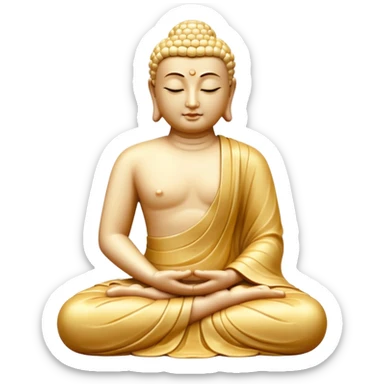 creamy Buddha sticker