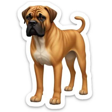 Bullmastiff Dog Breed Full Body sticker