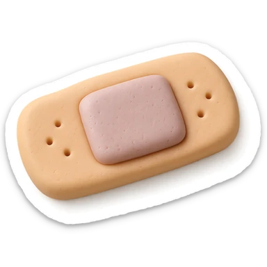 bandage, edible look sticker