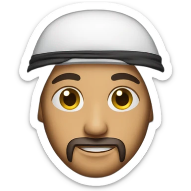 a arab guy wtih laptop sticker