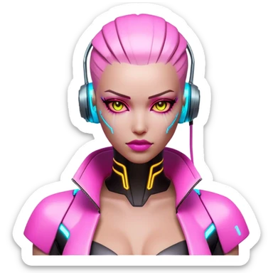 Artificial General intelligence in CynberPunk 2077 sticker