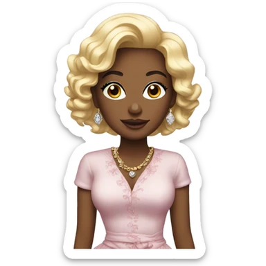 Glamour girl  sticker