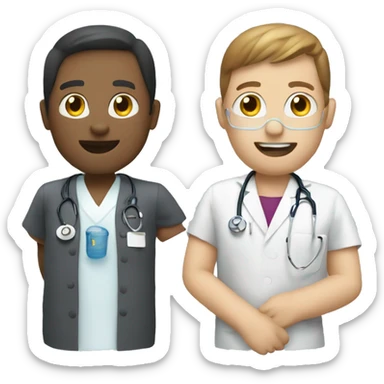 ai healthcare chat similar to how meta's icon looks sticker