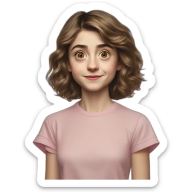 Natalia Dyer Nancy Wheeler stranger things sticker