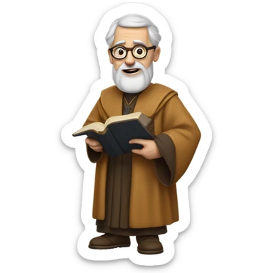Anglo-Saxon Professor of a University sticker
