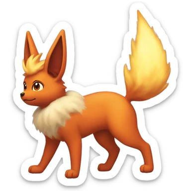 Christmas Flareon sticker
