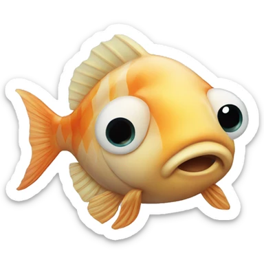 Fish sticker