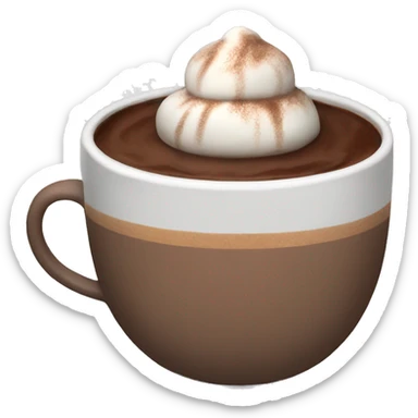 hot chocolate  sticker