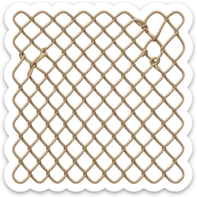Netting sticker