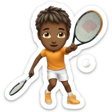 mon fils tennis sticker