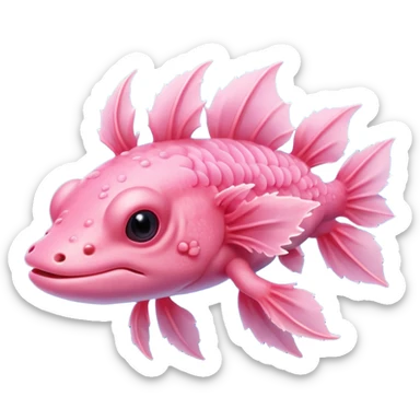 Axolotl sticker