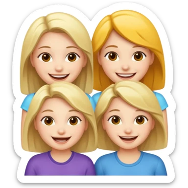 Girly girls  sticker