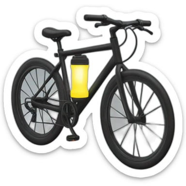 flashlight for bike sticker