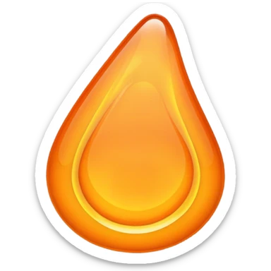 Molten Glass Shape sticker