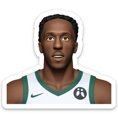 realistic portrait of a man sticker