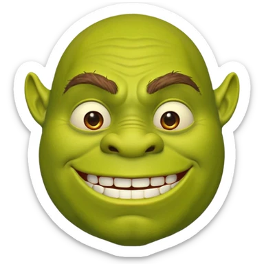 Shrek sticker