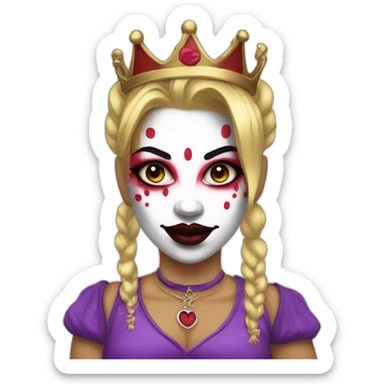 Juggalo princess sticker