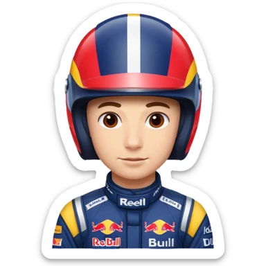 Red bull driver f1  sticker