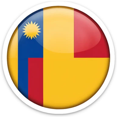 Bandera de colombia circular sticker