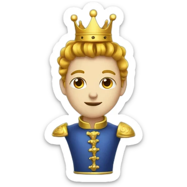 King chess colors autism sticker