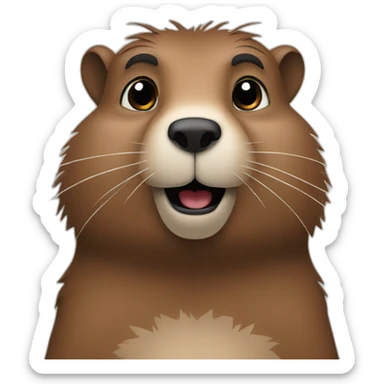 Groundhog sticker